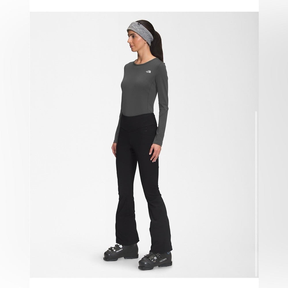 North Face Black Snoga Ski Pants, Size 10 LONG, Women’s